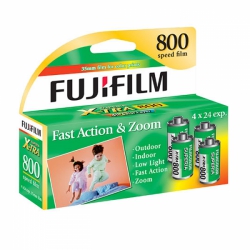 Fujicolor Superia X-TRA 800 ISO 35mm x 24 exp  4 Pack