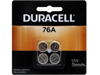 product Duracell LR44/A76 1.5-Volt Alkaline Battery - 4 Pack