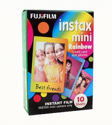 product Fuji Instax Mini Rainbow Instant Color Film - 10 Sheets