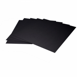 product Arista Mat Board 17X22 4-ply Black Both Sides with Black Core - 10 pack