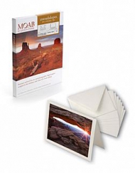 Moab Entradalopes 5x7/25 Gift Cards with Envelopes - Bright White (Dual-Sided)