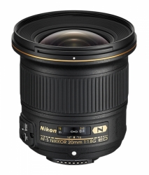 product Nikon AF-S Nikkor 20mm f/1.8G ED Lens (77mm Filter Size) - CLOSEOUT