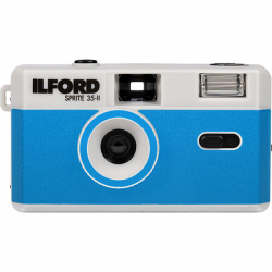 Ilford Sprite 35-II Film Camera Blue/Silver