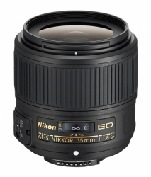 product Nikon AF-S Nikkor 35mm f/1.8G ED Lens (58mm Filter Size) - CLOSEOUT