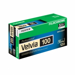 Fujichrome Velvia 100 ISO 120 Size RVP - Single Roll Unboxed 