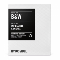 Impossible Instant Black and White Film for Impossible Cameras - 3.5 x 4.2 in.