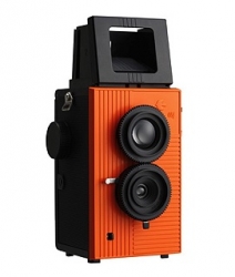 Blackbird, Fly 35mm TLR Camera - Black/Orange