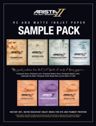 product Arista-II RC and Matte Inkjet Paper Sample Pack - 8.5x11/14 Sheets