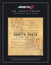 Arista-II Legacy Series Baryta Photo 310gsm Inkjet Paper 17 in. x 50 ft. Roll