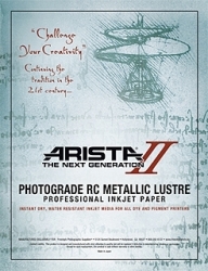 Arista-II Metallic Lustre Inkjet Paper - 252gsm 11x17/50 Sheets