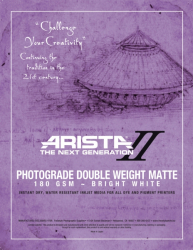 product Arista-II Double Weight Inkjet Paper - 180gsm 44 in. x 100 ft. Roll 