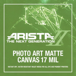 Arista-II Photo Art Canvas Matte Inkjet Paper - 60 in. x 35 ft. Roll