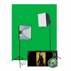 Westcott Illusions uLite 401N Green Screen Photo Lighting Kit
