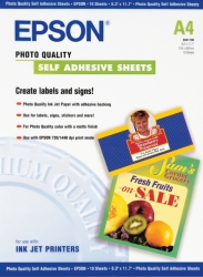 Photo Quality Self Adhesive Sheets A4/10 Sheets 