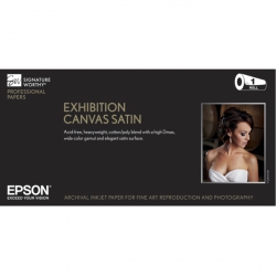 Epson Exhibition Canvas Satin 430gsm Inkjet Paper 17 in. x 40 ft. Roll