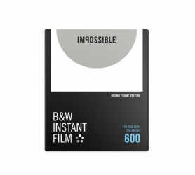 Impossible Instant Black and White  for 600 - Round Frame White 8 Exposures