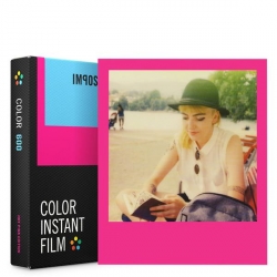 Impossible Instant Color Film for 600 - Hot Pink Frame - 8 Exposures