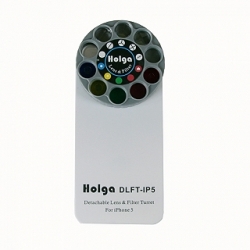 Holga iPhone 5 Detachable Lens and Filter Case - White