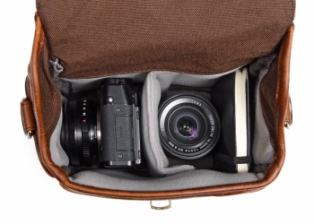 ONA Bond Canvas Camera Bag and Insert - Smoke Gray