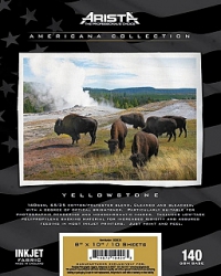 Arista Americana Collection Inkjet Fabric Yellowstone- <br>140gsm 11x17/20 Sheets