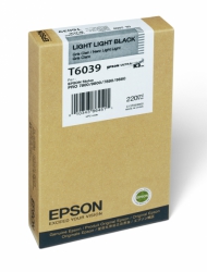 Epson UltraChrome K3 Light Light Black Ink Cartridge (T603900) for Stylus Pro 7800/7880/9800/9880 - 220ml