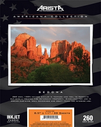 Arista Americana Collection Inkjet Fabric Sedona- <br>260gsm 17x22/20 Sheets