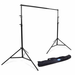 product Savage Port A Stand Background Stand with Carry Bag and Savage Seamless Background Paper White - 53 in.