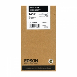 Epson UltraChrome HDR Photo Black Ink Cartridge (T653100) for the Stylus Pro 4900 - 200ml
