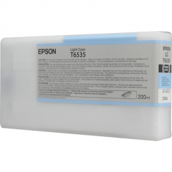 Epson UltraChrome HDR Light Cyan Ink Cartridge (T653500) for the Stylus Pro 4900 - 200ml