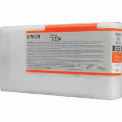 Epson UltraChrome HDR  Orange Ink Cartridge (T653A00) for the Stylus Pro 4900 - 200ml