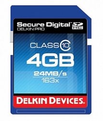 Delkin Devices 4GB Secure Digital High Capacity (SDHC) Class 10