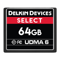 Delkin Devices 64GB Compact Flash (CF) 500X UDMA - Memory Card