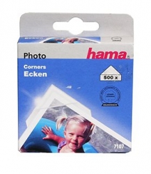 Hama Clear  Photo Corners  - 500 count