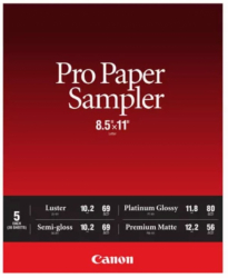 product Canon Pro Inkjet Paper Sampler Pack 8.5