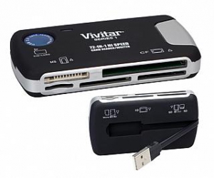 Vivitar Series 1 72-in-1 High Speed USB 2.0 Media Card Reader/Writer