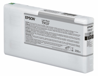Epson UltraChrome HD Light Black Ink Cartridge (T913700 ) for SureColor® P5000 - 200ml