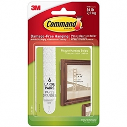 product 3M Command™ Large Picture Hanging Strips - 6 pack 