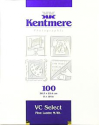 Kentmere Select VC RC Lustre 8x10/100 Sheets
