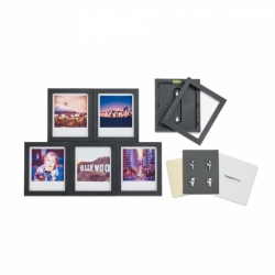 Magnaframe Magnetic Photo Frame for Polaroid Prints - 6 Pack Black 
