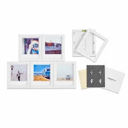 Magnaframe Magnetic Photo Frame for Polaroid Prints - 6 Pack White