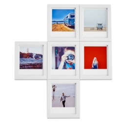Magnaframe Magnetic Photo Frame for Polaroid Prints - 6 Pack White