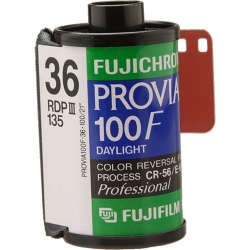 Fuji Fujichrome Provia 100F 100 ISO 35mm x 36 exp. <i>(Single Roll Unboxed)</i>