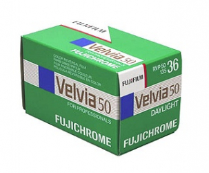 Fujichrome Velvia 50 ISO 35mm x 36 exp. - SHORT DATE SPECIAL