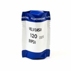 Fuji Fujichrome Velvia 50 ISO 120 Size RVP (Single Roll Unboxed)