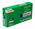 Fuji Fujichrome Velvia 50 ISO 120 Size RVP - 5 Pack