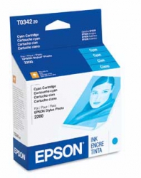 Epson Cyan Ink Cartridge for Epson Stylus Photo 2200 printer