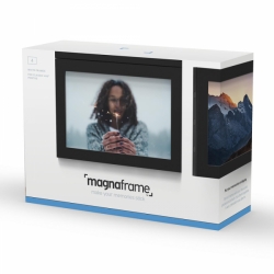 Magnaframe Magnetic Photo Frame for 4x6 Prints - 4 pack Black 