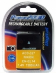 Power 2000 EN-EL14A Rechargeable Battery for Nikon