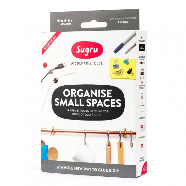 Sugru Mouldable Glue - Organise Small Spaces Kit 