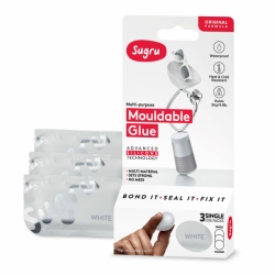 Sugru Original Mouldable Glue - White 3 Pack